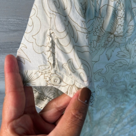 Hurley White and Black Floral Shirt - Picture 7 of 7